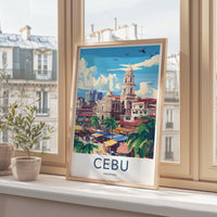 Cebu Poster - Philippines Wall Art