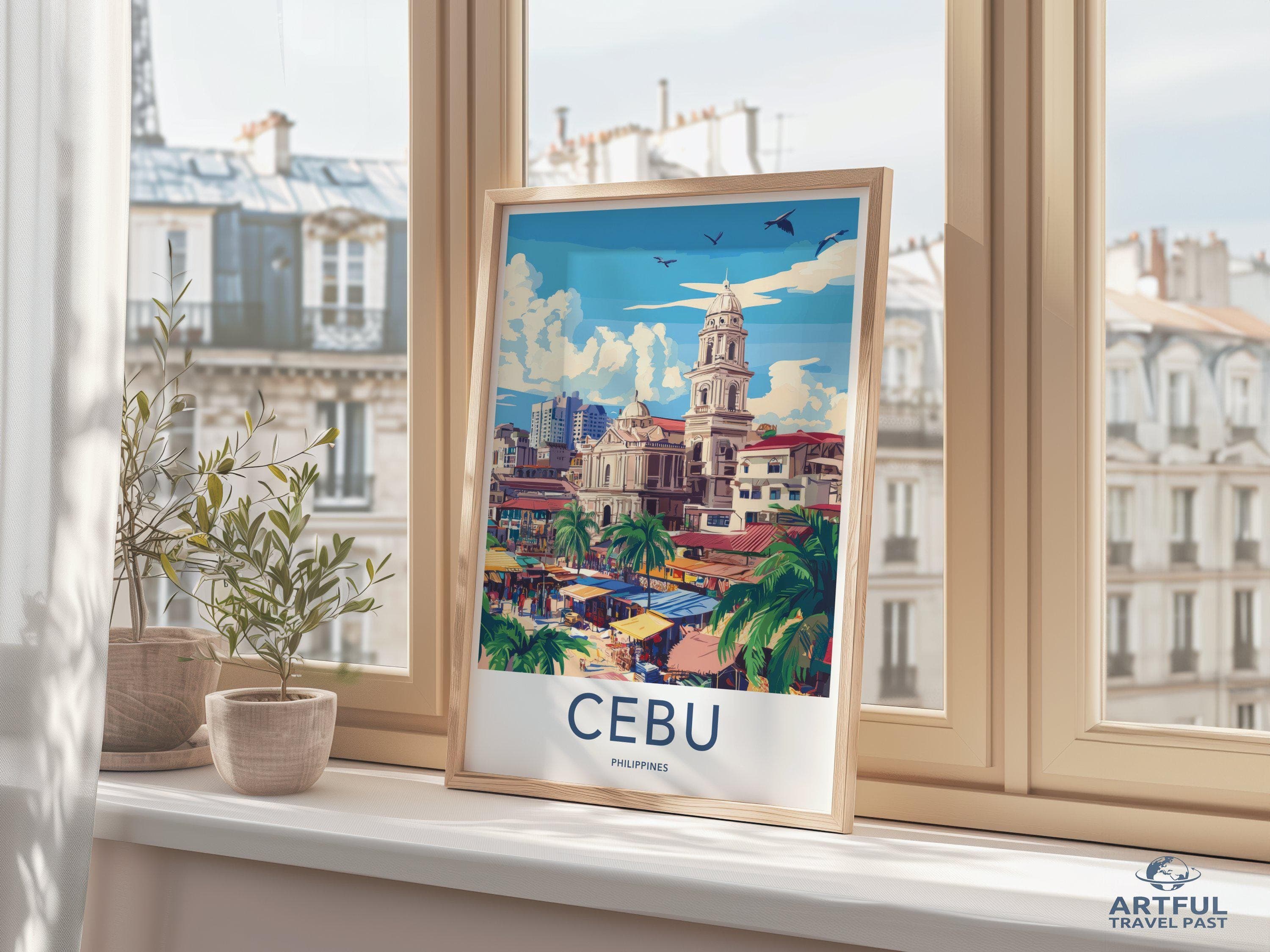 Cebu Poster - Philippines Wall Art