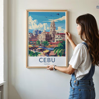 Cebu Poster - Philippines Wall Art