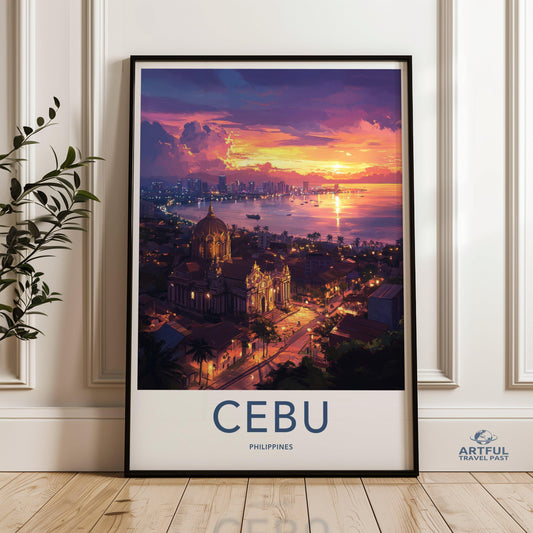 Cebu Poster - Philippines Wall Art