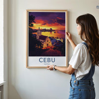 Cebu Poster - Philippines Wall Art