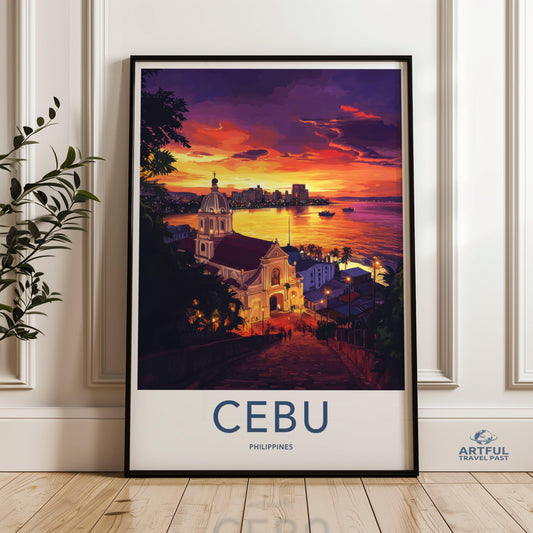 Cebu Poster - Philippines Wall Art