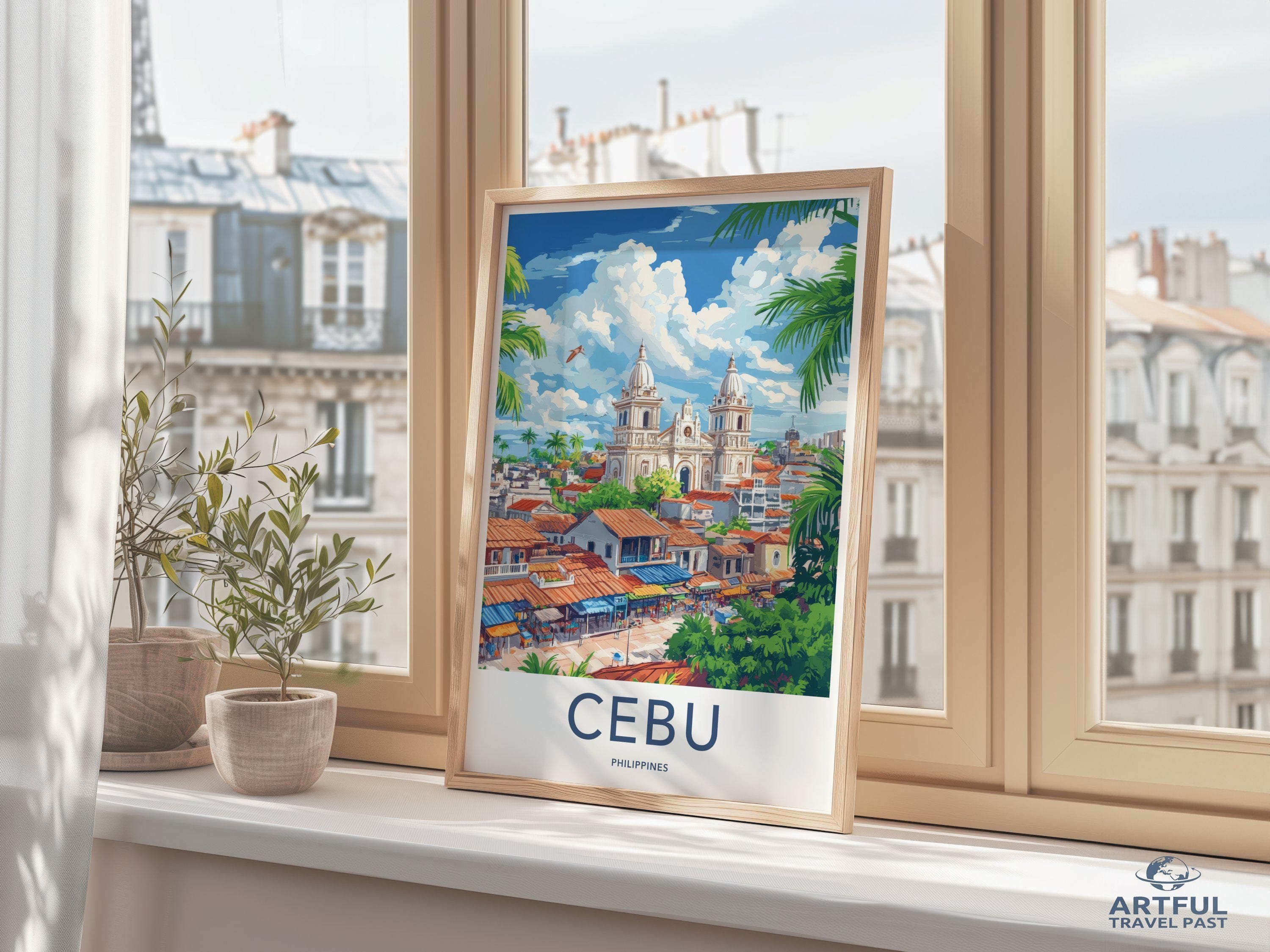 Cebu Poster - Philippines Wall Art