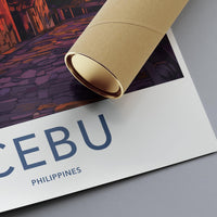 Cebu Poster | Philippines Wall Art | Asia Decor