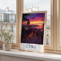 Cebu Poster | Philippines Wall Art | Asia Decor
