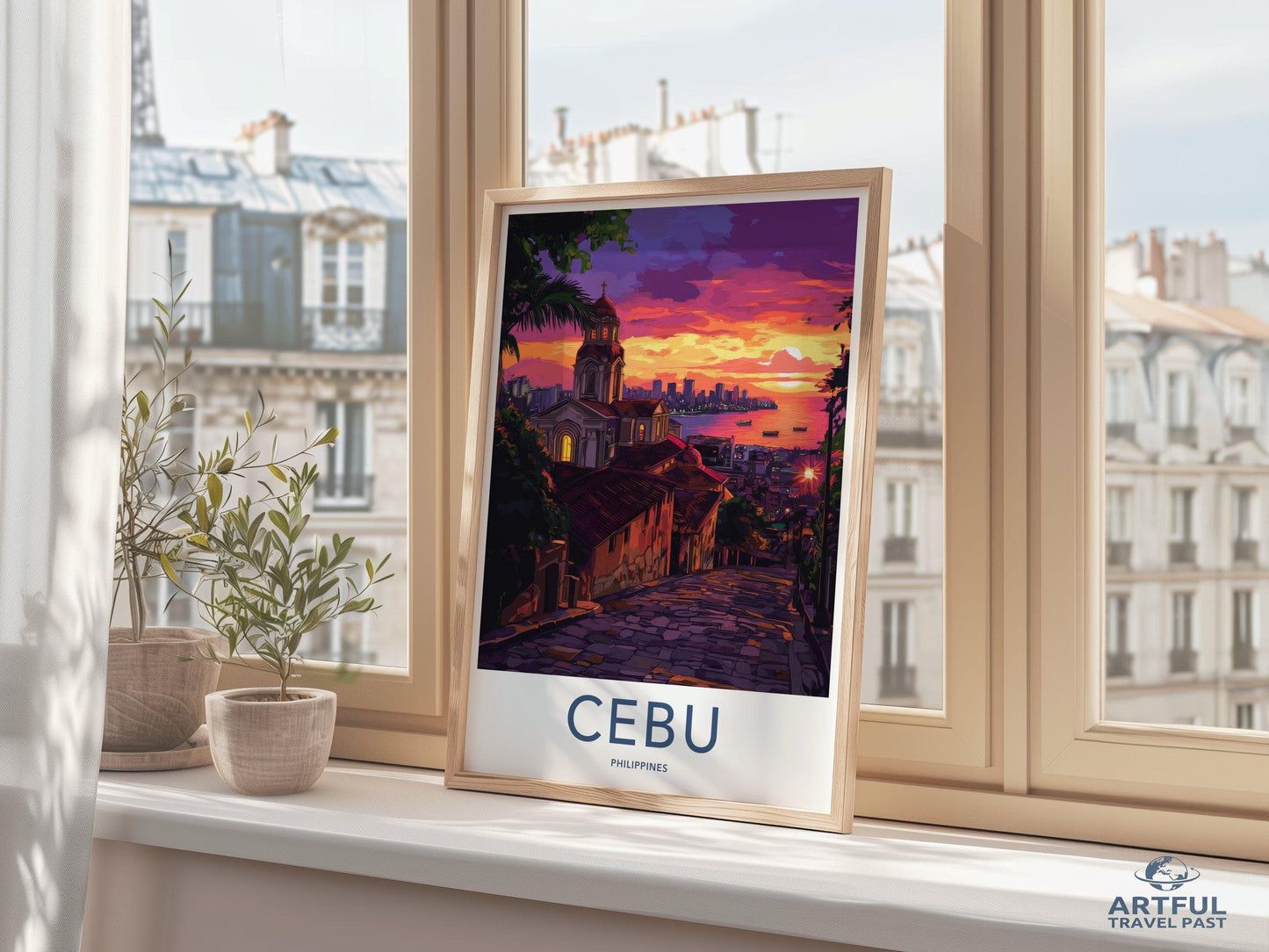 Cebu Poster | Philippines Wall Art | Asia Decor