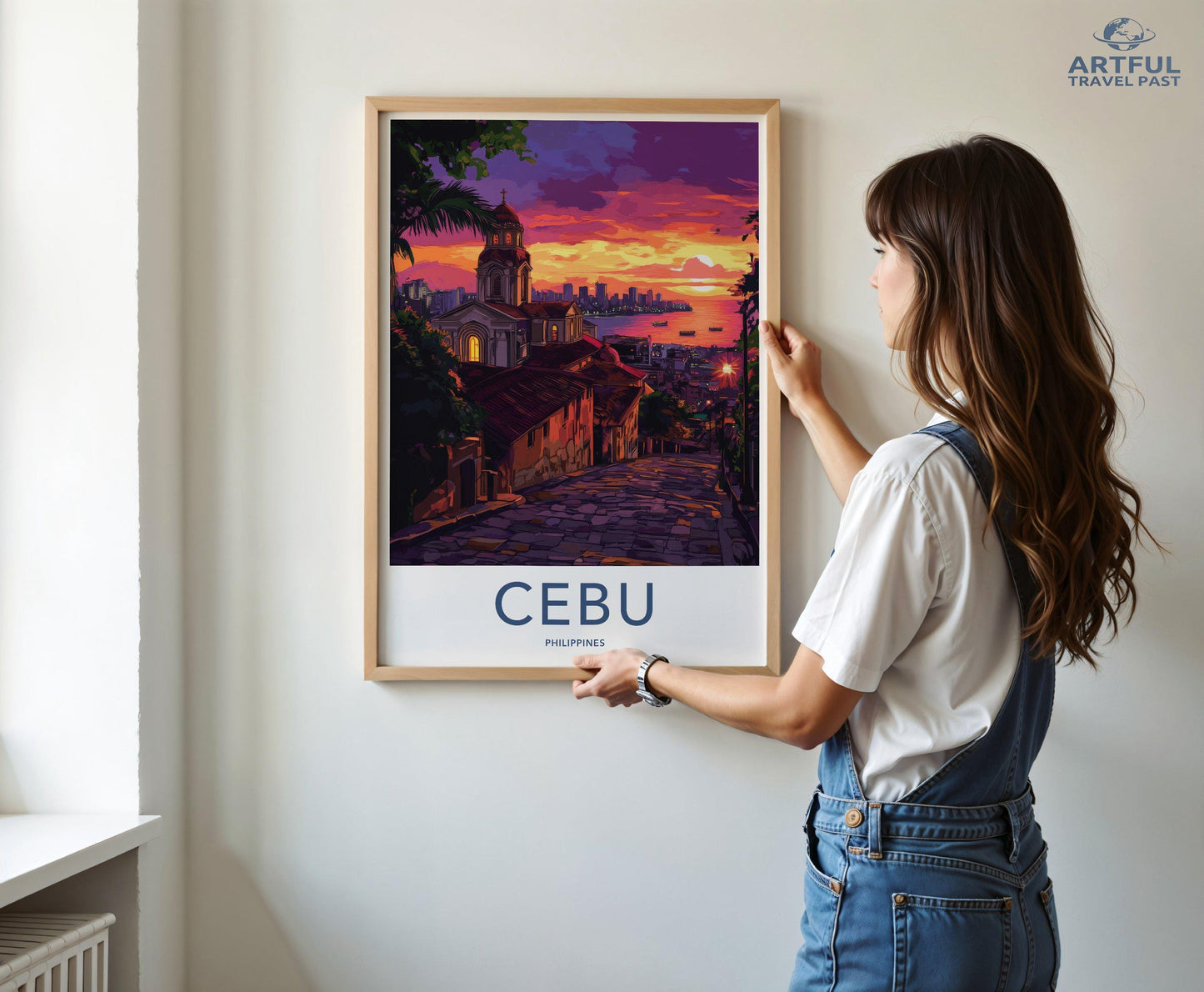 Cebu Poster | Philippines Wall Art | Asia Decor