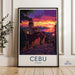 Cebu Poster | Philippines Wall Art | Asia Decor