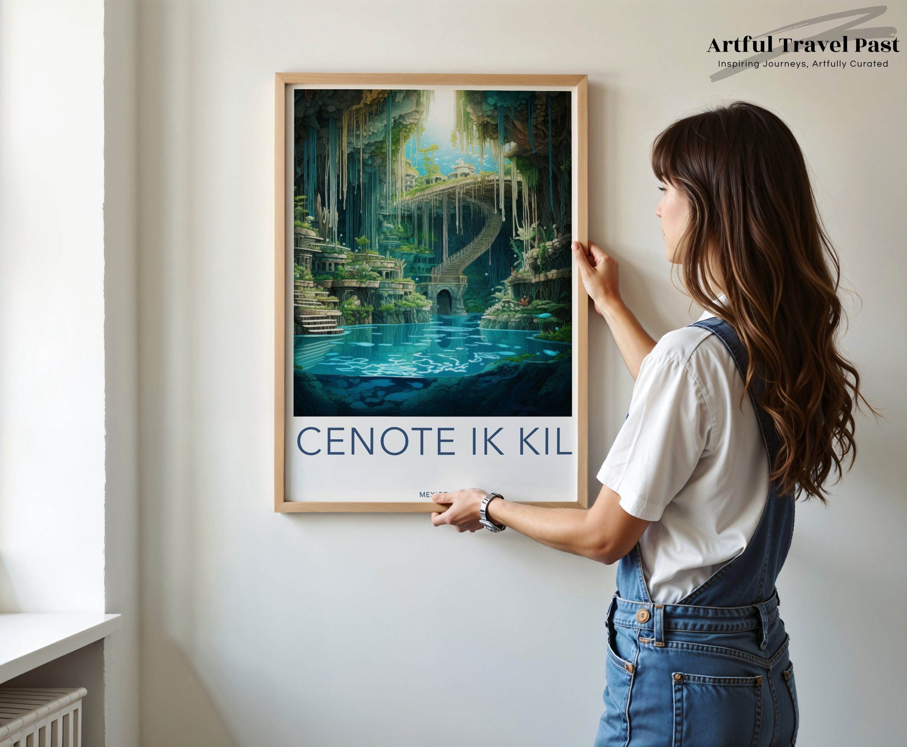 Cenote Dos Ojos Poster | Quintana Roo Wall Art |