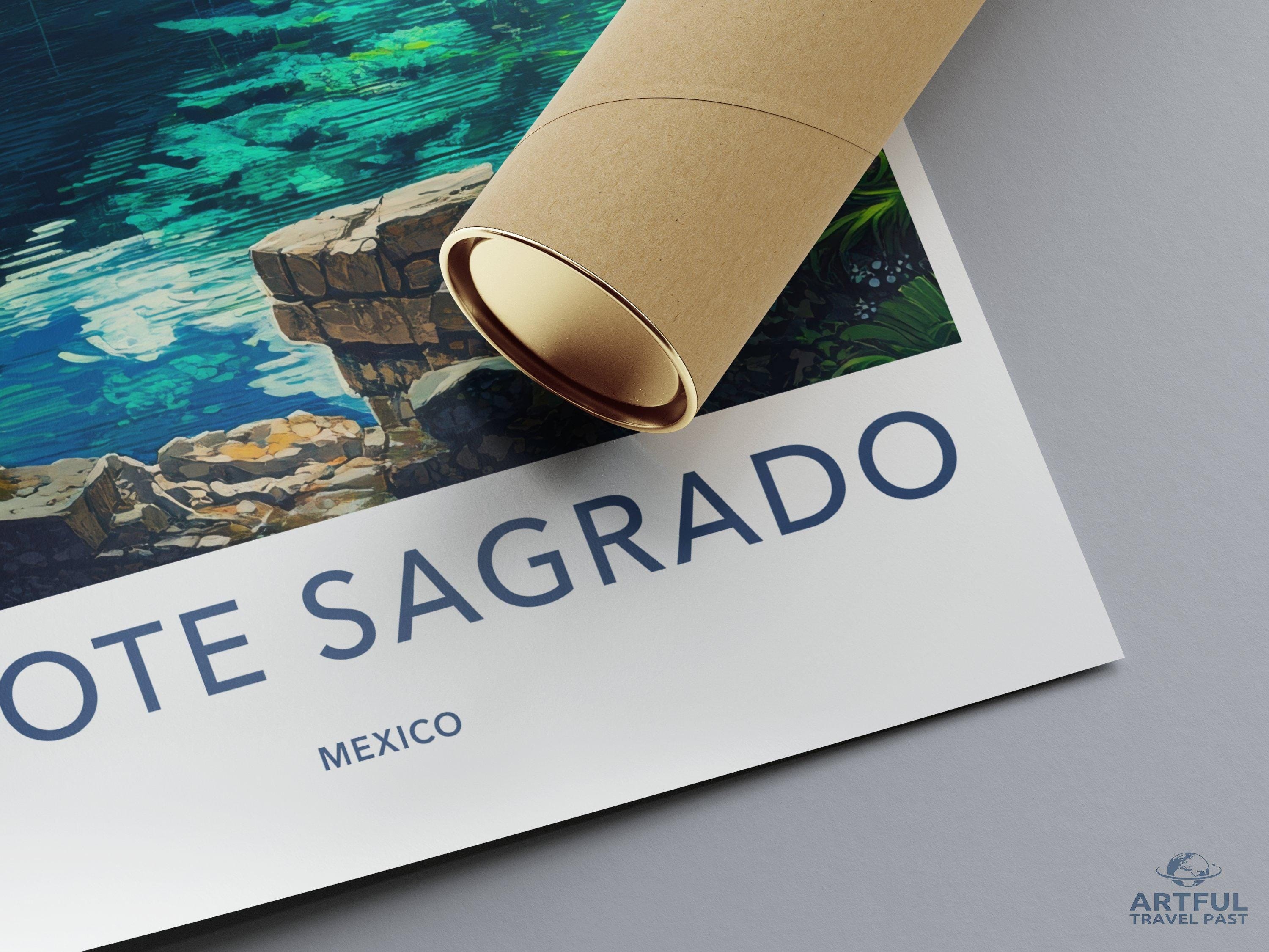 Cenote Sagrado Poster - Mexico Wall Art