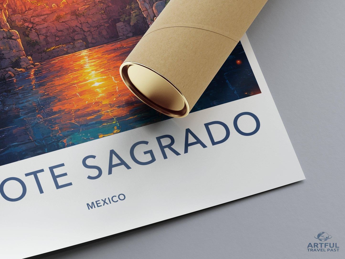 Cenote Sagrado Poster - Mexico Wall Art