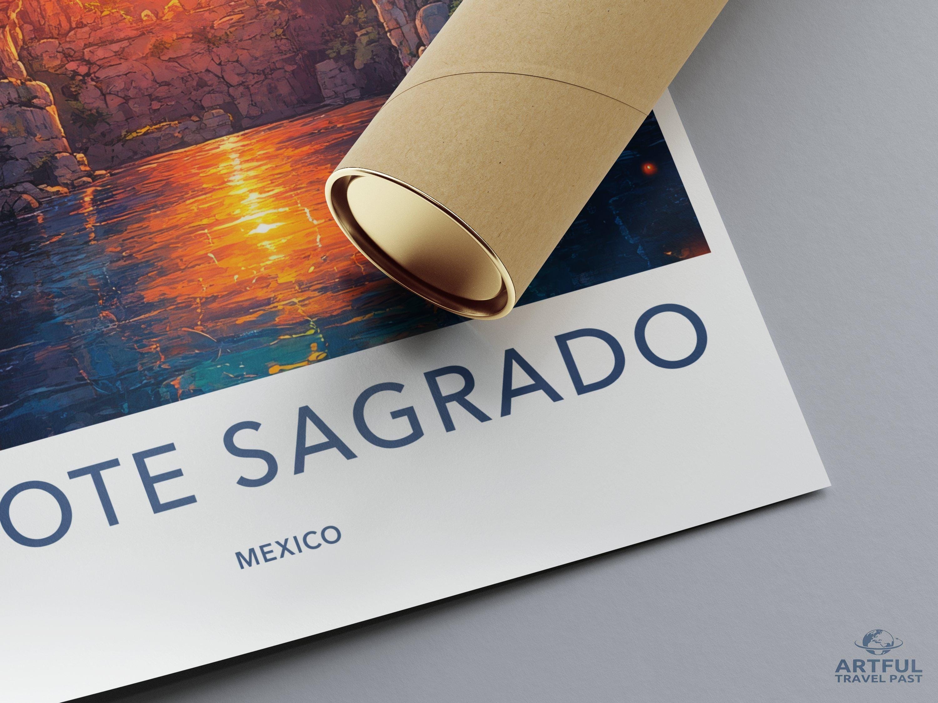 Cenote Sagrado Poster - Mexico Wall Art