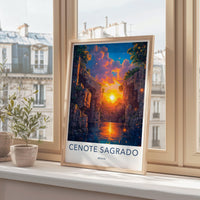 Cenote Sagrado Poster - Mexico Wall Art