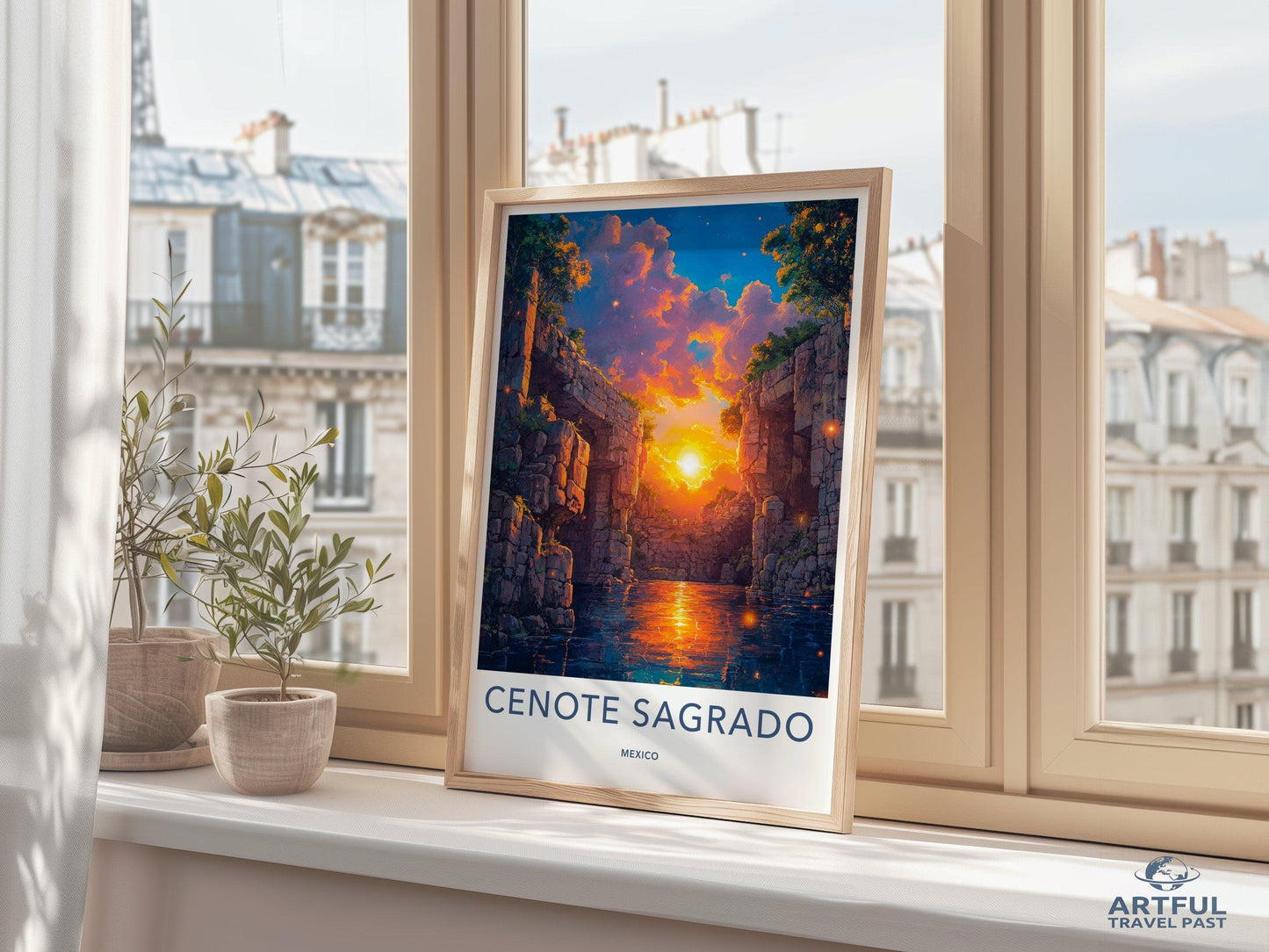 Cenote Sagrado Poster - Mexico Wall Art