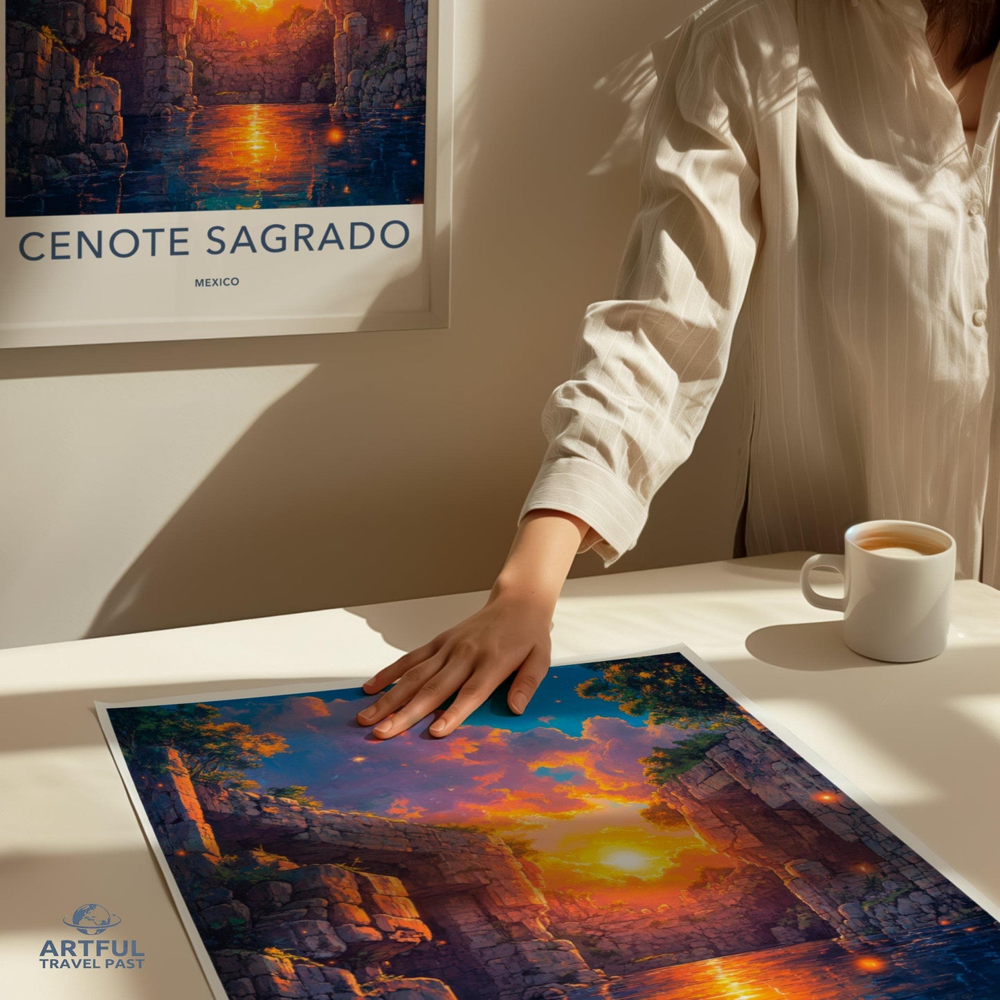 Cenote Sagrado Poster - Mexico Wall Art