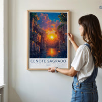 Cenote Sagrado Poster - Mexico Wall Art