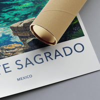 Cenote Sagrado Poster | Mexico Wall Art | Nature Decor