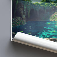 Cenote Sagrado Poster | Mexico Wall Art | Nature Decor