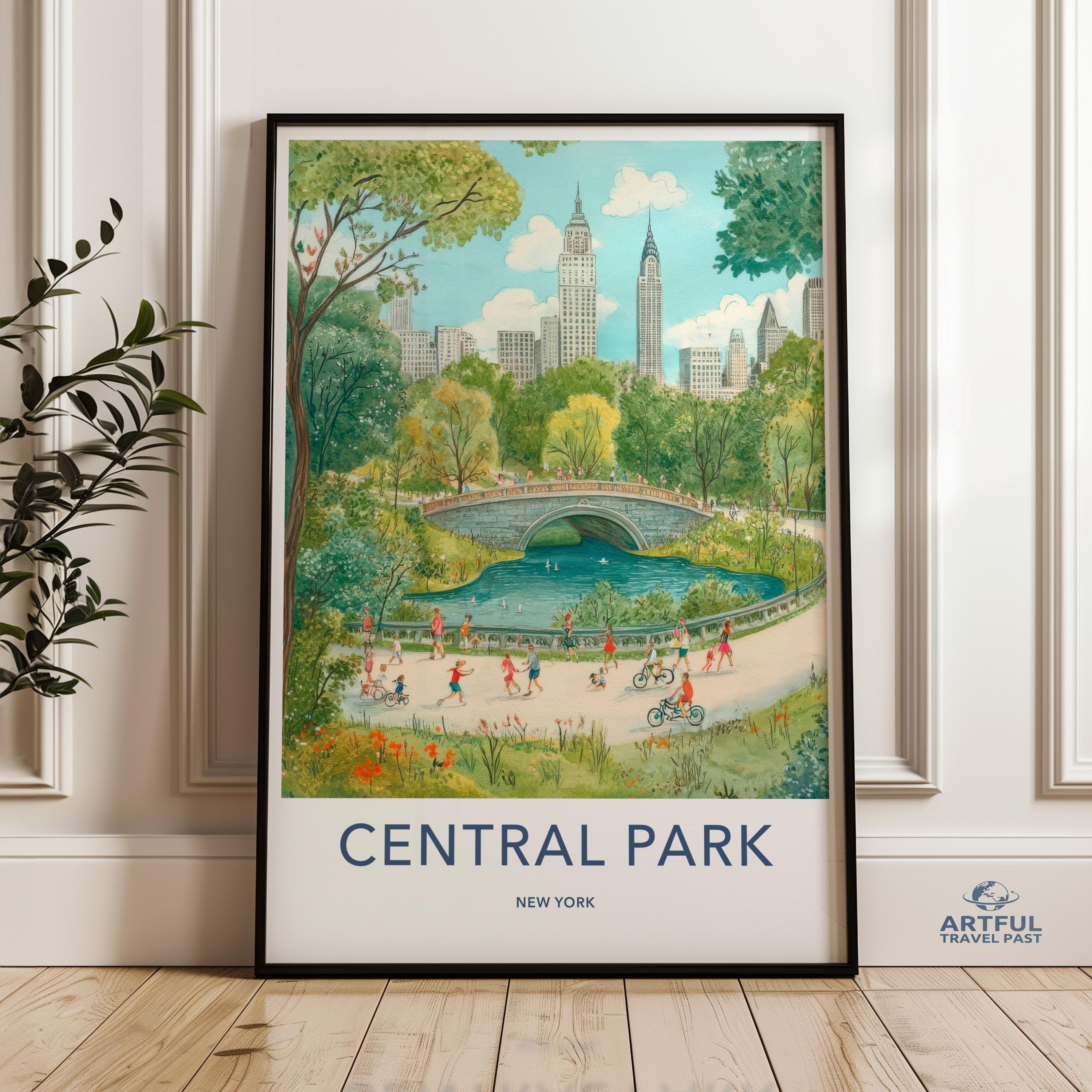 Central Park Poster - New York Wall Art