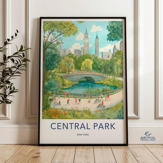 Central Park Poster - New York Wall Art