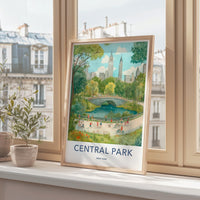 Central Park Poster - New York Wall Art
