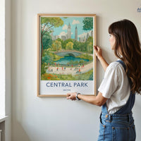 Central Park Poster - New York Wall Art