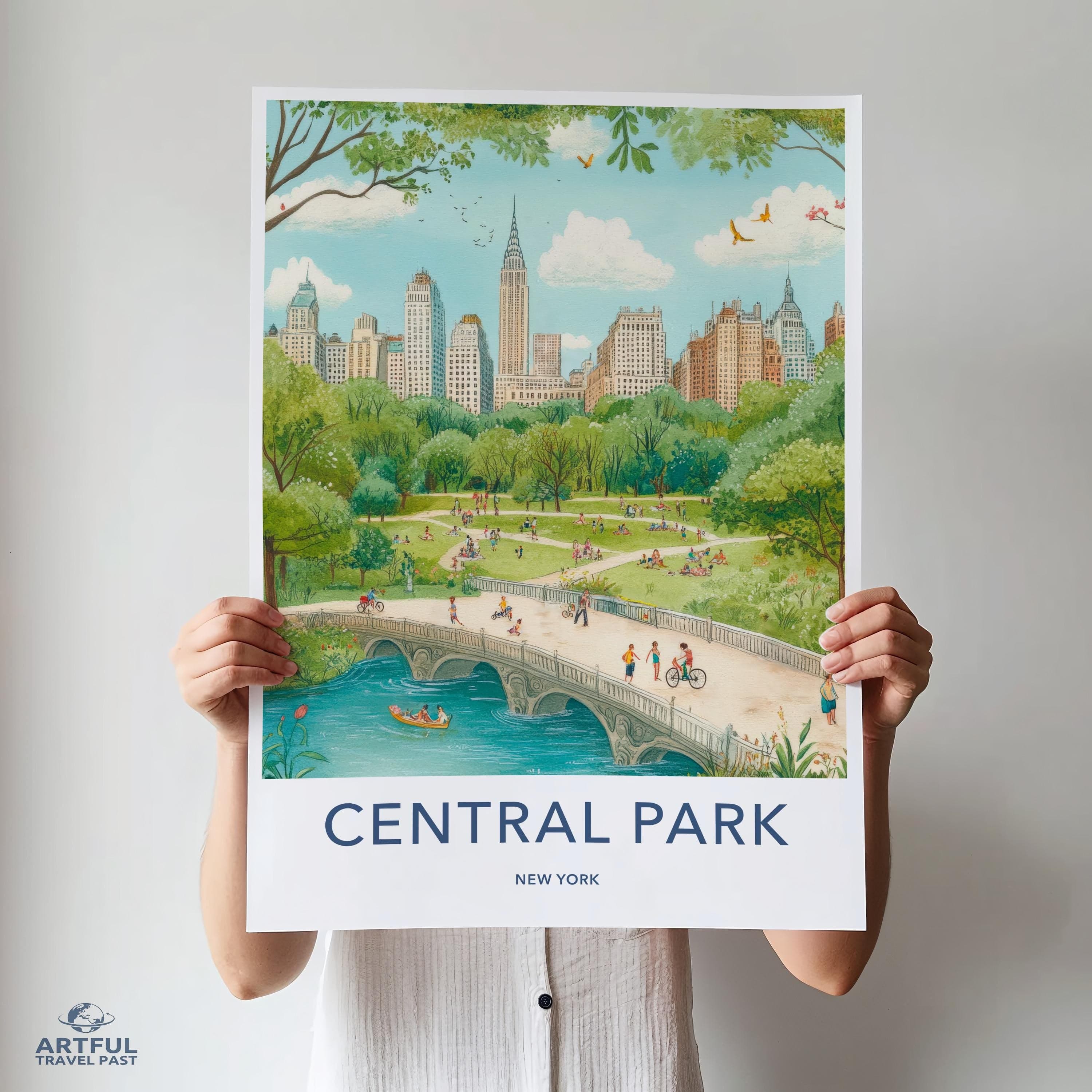 Central Park Poster - New York Wall Art