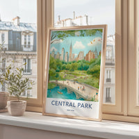 Central Park Poster - New York Wall Art