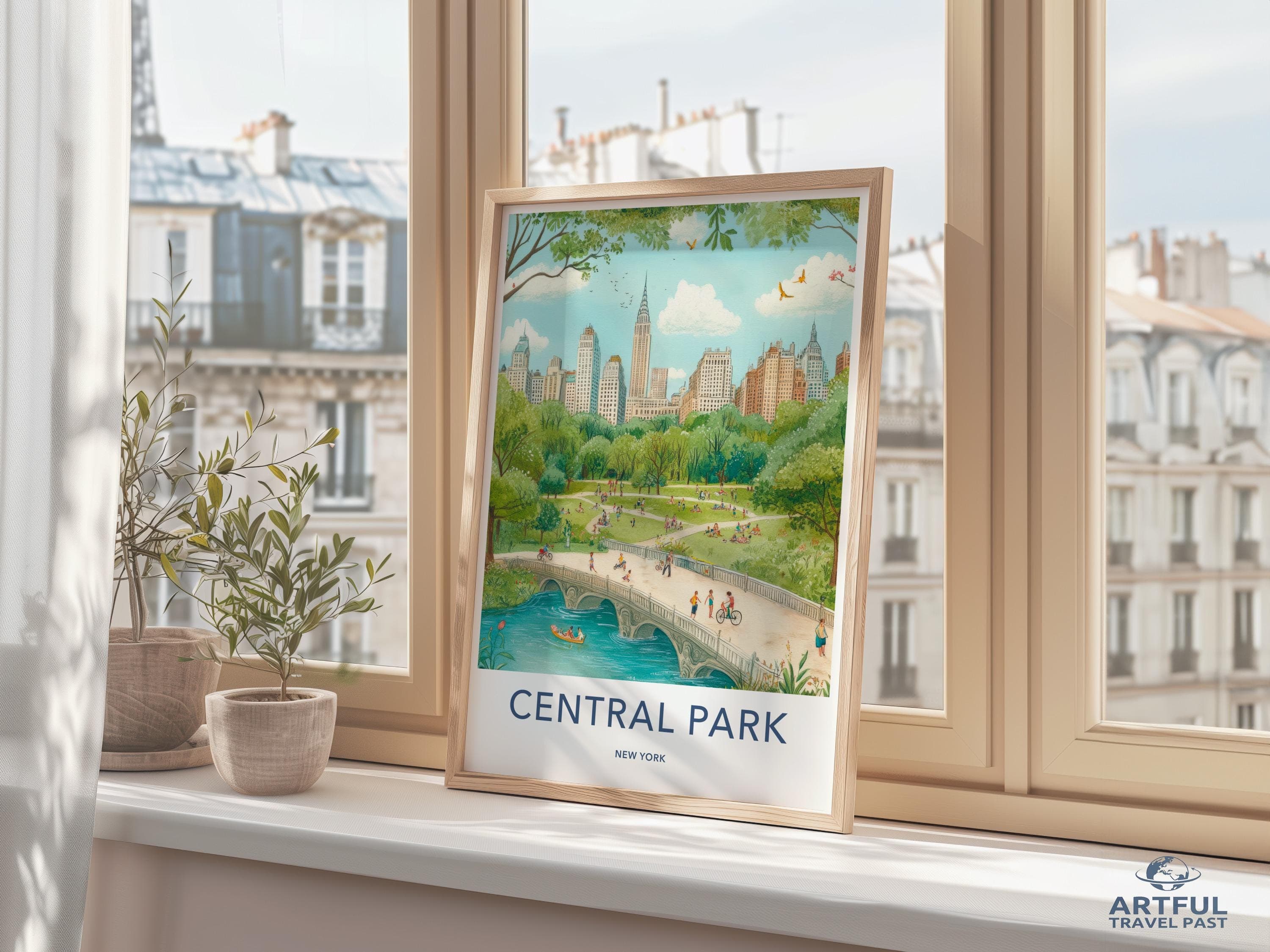 Central Park Poster - New York Wall Art