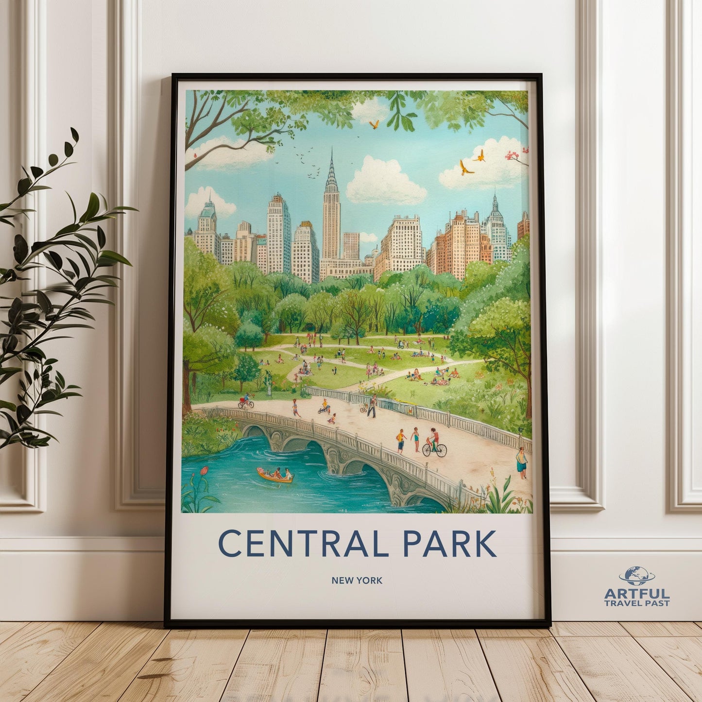 Central Park Poster - New York Wall Art