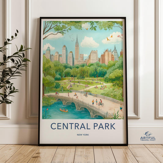 Central Park Poster - New York Wall Art