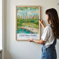 Central Park Poster - New York Wall Art