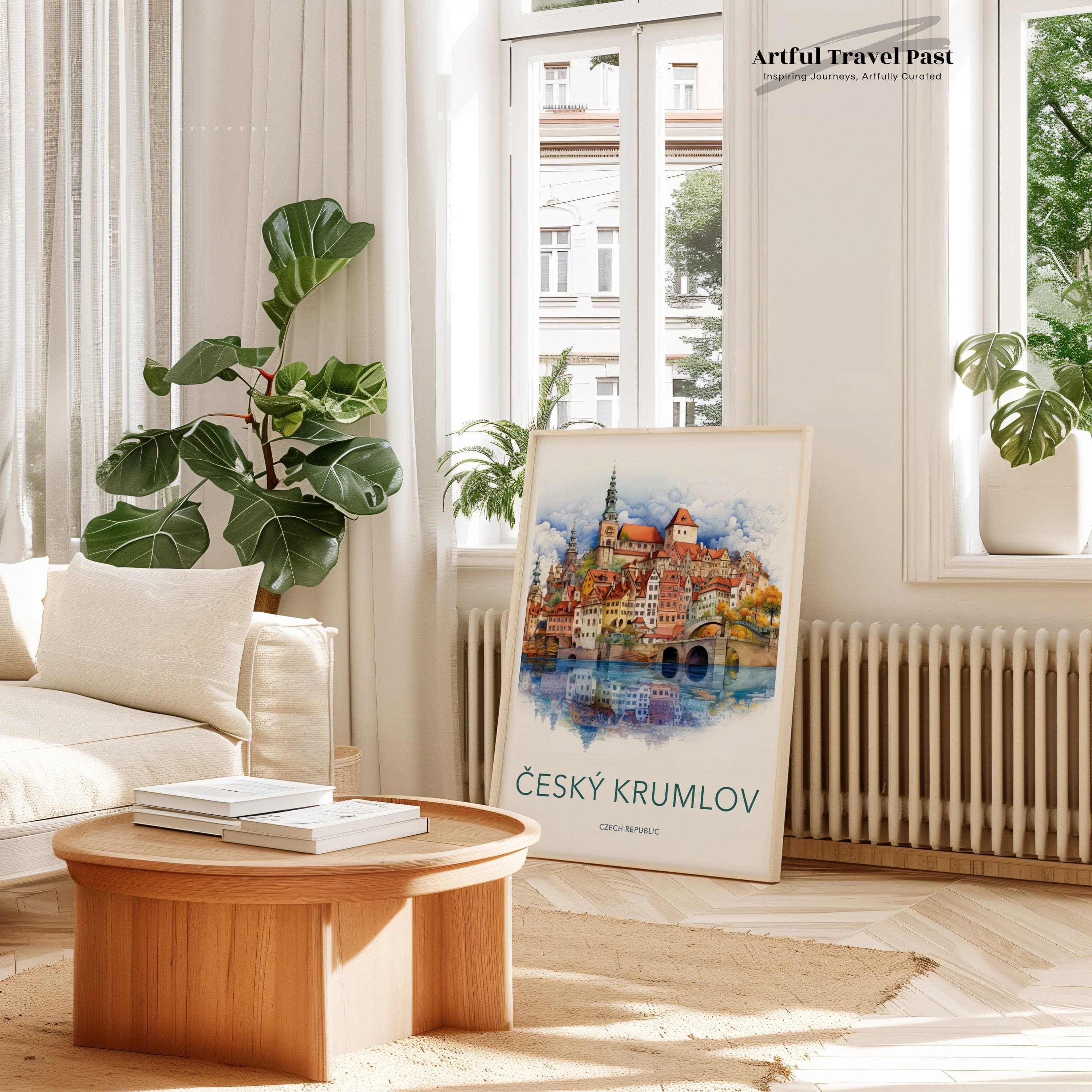 Český Krumlov Poster | Czech Republic Wall Art