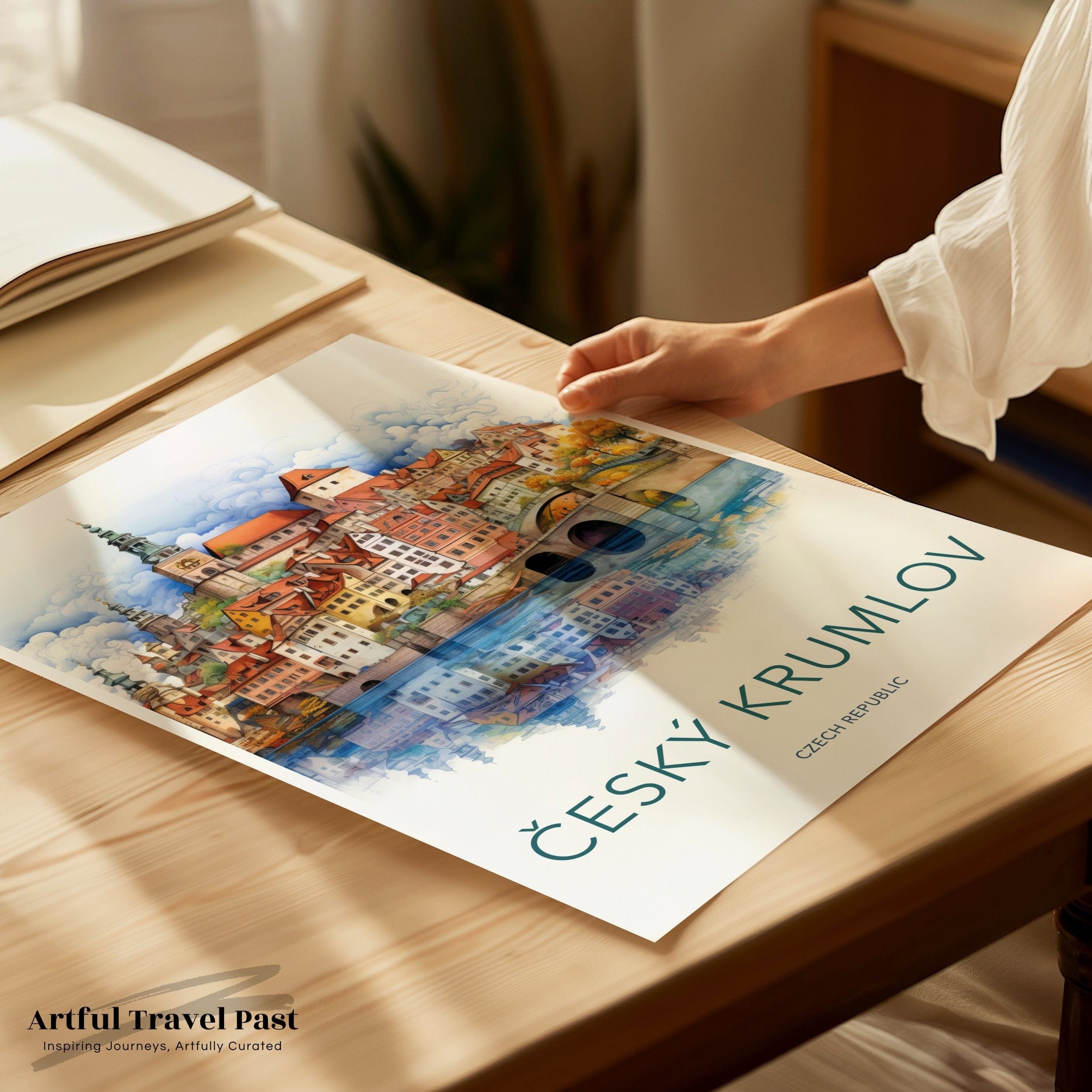 Český Krumlov Poster | Czech Republic Wall Art