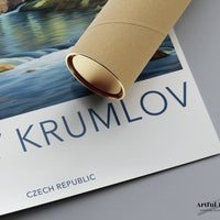Český Krumlov Poster | Czech Republic Wall Art | Europe Decor