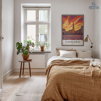 Charleroi Poster - Belgium Wall Art