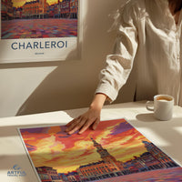 Charleroi Poster - Belgium Wall Art
