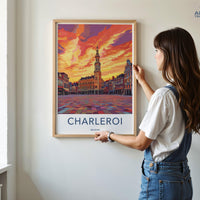 Charleroi Poster - Belgium Wall Art