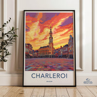 Charleroi Poster - Belgium Wall Art