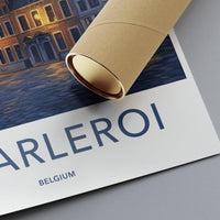 Charleroi Poster | Belgium Wall Art | Europe Decor
