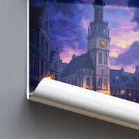 Charleroi Poster | Belgium Wall Art | Europe Decor