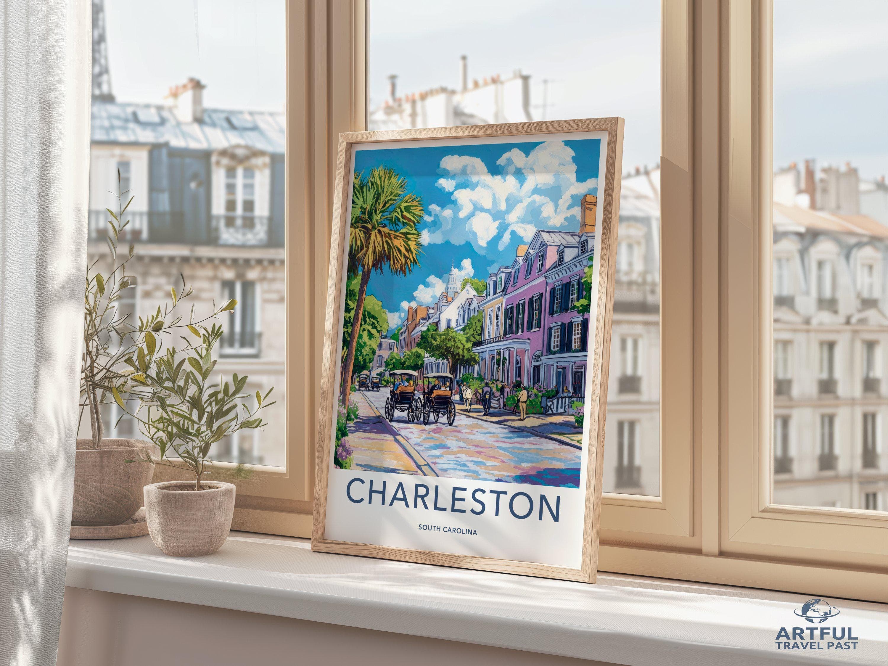 Charleston Poster - South Carolina Wall Art
