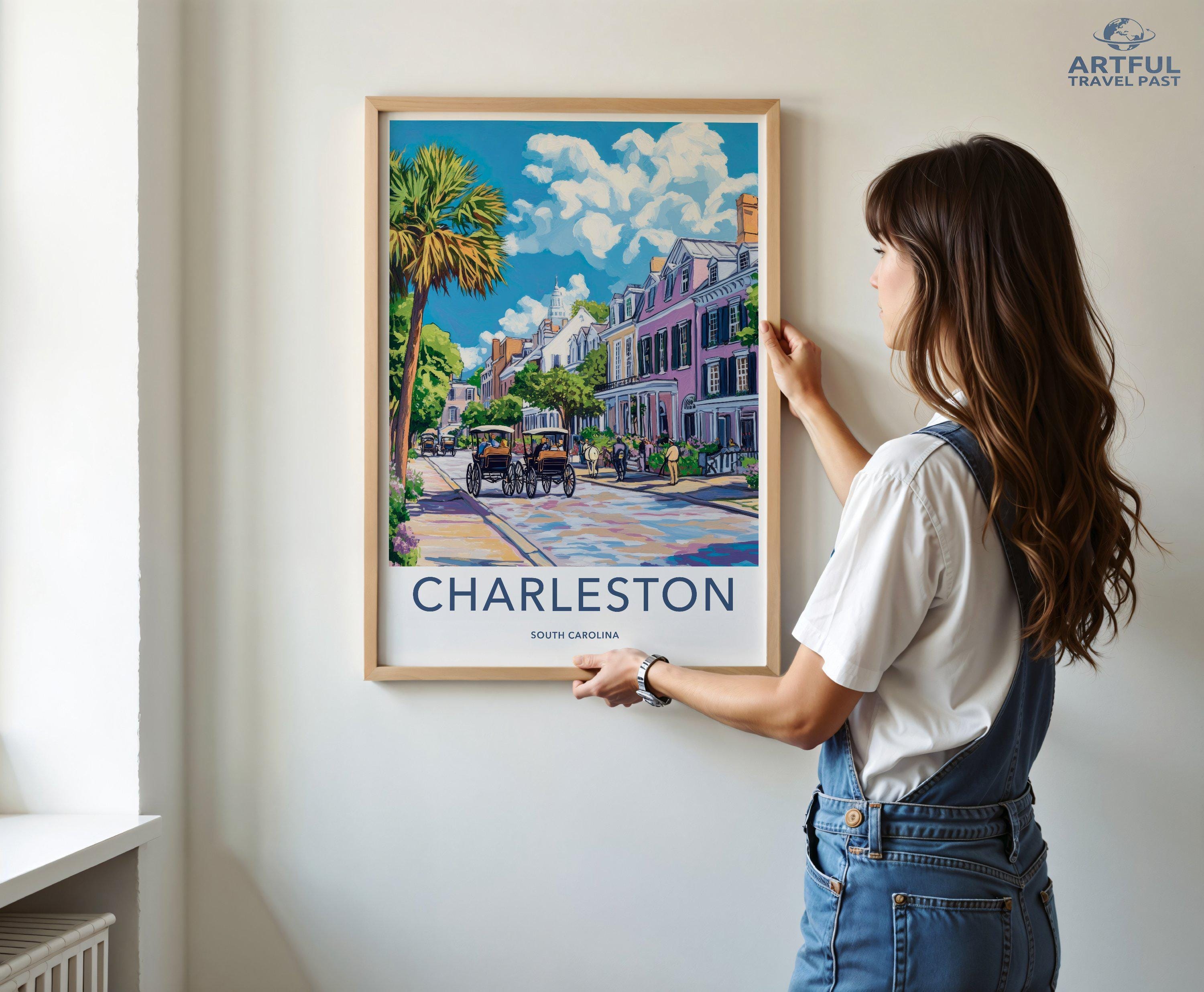 Charleston Poster - South Carolina Wall Art