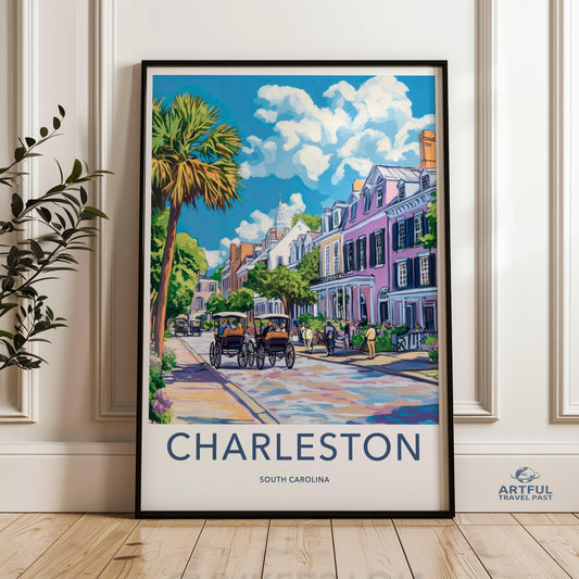Charleston Poster - South Carolina Wall Art