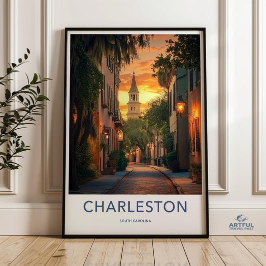 Charleston Poster - South Carolina Wall Art