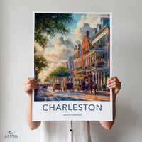Charleston Poster - South Carolina Wall Art