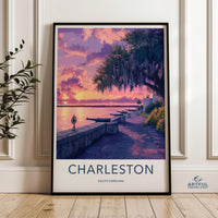 Charleston Poster - South Carolina Wall Art