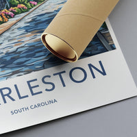 Charleston Poster | South Carolina Wall Art | America Decor