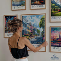 Charleston Poster | South Carolina Wall Art | America Decor