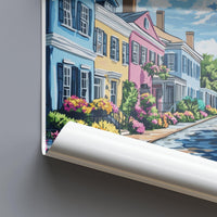 Charleston Poster | South Carolina Wall Art | America Decor